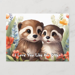Kärlek du gillar inget annat än Pun Valentine Helg Vykort