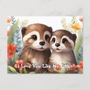 Kärlek du gillar inget annat än Pun Valentine Helg Vykort
