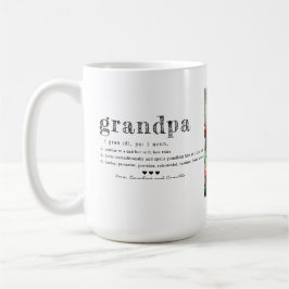 Kärlek Du Grandpa Mugg |Två foto-handskrivna kaffe