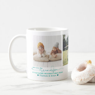 Kärlek Du Grandpa Tre fotokollage Kaffemugg
