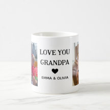 Kärlek Du Grandpa | Två foto-handskrivna texter