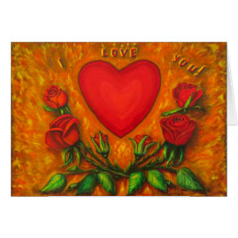 Kärlek du hälsningskort