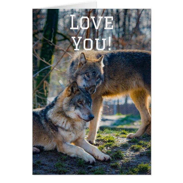 Kärlek du hälsningskort (Framsidan)