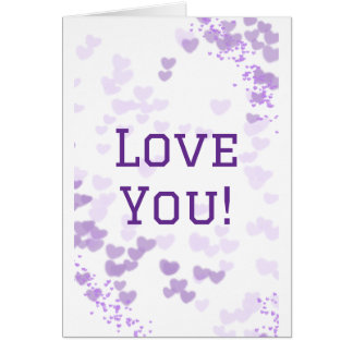 Kärlek du hälsningskort