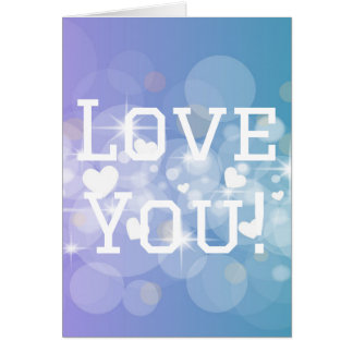 Kärlek du hälsningskort
