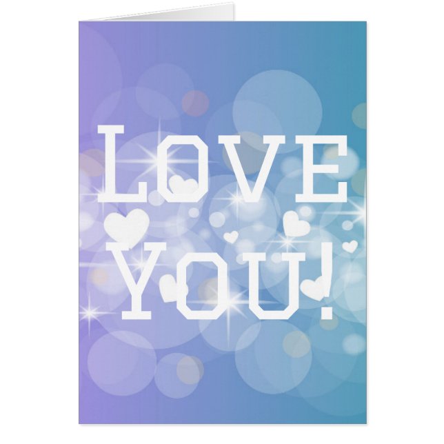 Kärlek du hälsningskort (Framsidan)