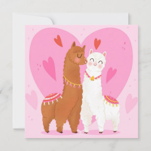 Kärlek Du Llama Helgdag Card Julkort