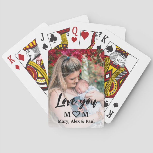 Kärlek du MAMMA Casinokort (Baksidan)