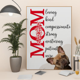 Kärlek du Mamma...från din Fransk Bulldog Poster