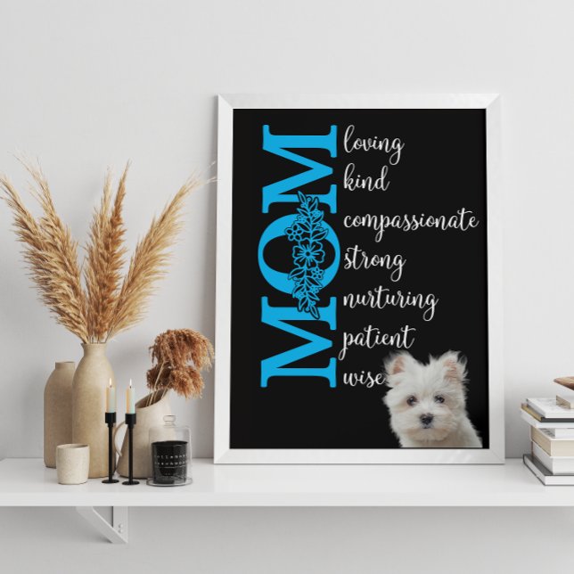Kärlek du Mamma...från din maltesiska terrier Poster (Skapare uppladdad)