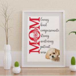 Kärlek du Mamma...från Maltipoo Poster