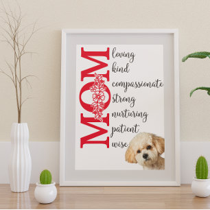 Kärlek du Mamma...från Maltipoo Poster