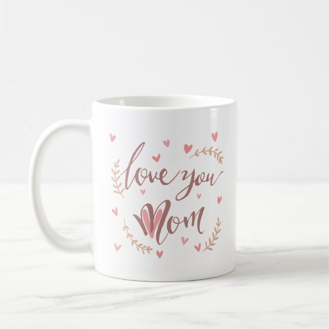 kärlek du mamma kaffemugg (Vänster)