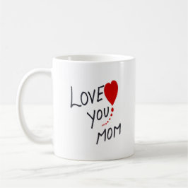 kärlek du mamma mors dag kaffemugg
