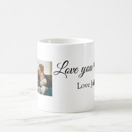 kärlek du mamma mors dag lägg till bild namn kaffemugg