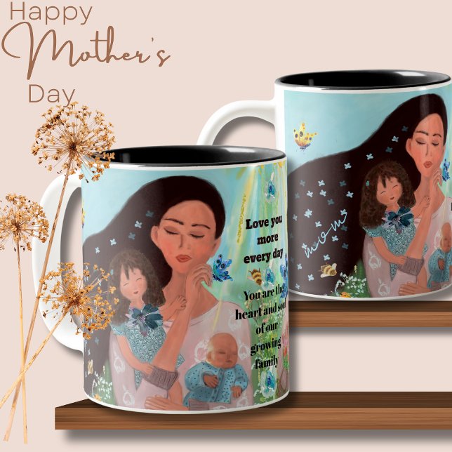 Kärlek du Mamma Mors dag Mugg (Love you Mom Mothers Day Mug)