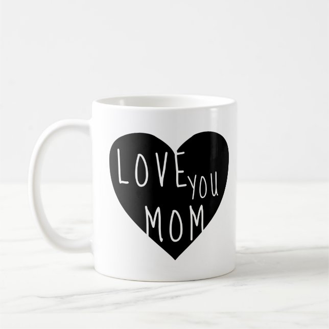 Kärlek Du Mamma ⎥ Personlig mugg (Vänster)