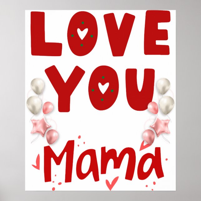 kärlek du mamma poster (Framsidan)