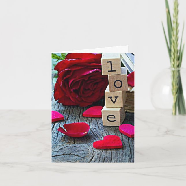 **KÄRLEK DU*** MIN FAVORITVALENTINE KORT (Framsida)