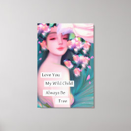 Kärlek Du mitt vildbarn Canvastryck