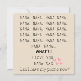 kärlek du nana kan ha mobila mors dag julkort