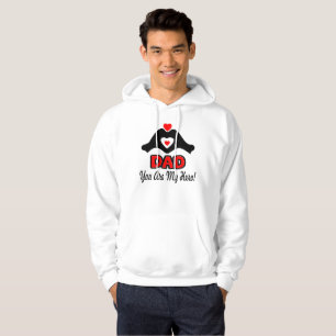 ❤ Kärlek Du Pappa, du är min Hero Classic Basic Hoodie