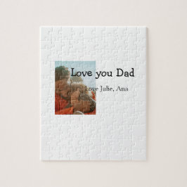 kärlek du pappa fars dag lägg till bild namn pussel