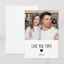 Kärlek Du Pappa Fotokort
