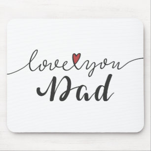 Kärlek Du Pappa Lycklig Fars dag Musmatta