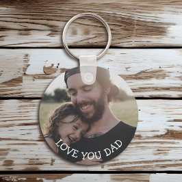 Kärlek du Pappa, Personlig Photo Nyckelring