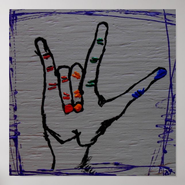 kärlek du poster (Framsidan)