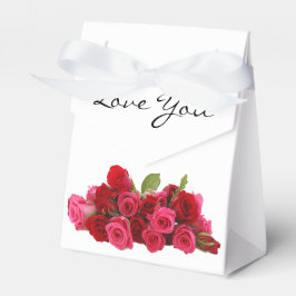 Kärlek Du, raring Forever Red och Rosa ros Presentaskar