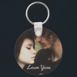 Kärlek du, Romantic Gift, Photo Nyckelring<br><div class="desc">Lägg till ditt favoritfoto i den här söta romantiska flirtyt-nyckelringen. Detta kommer att ge par en underbar gåva för födelsedagar,  jul,  Alla hjärtans dag,  årsdag eller vilket romantiskt tillfälle som helst.</div>