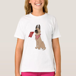 Kärlek Du Söt Hund Konst Grafisk Skräddarsydd Vit T Shirt