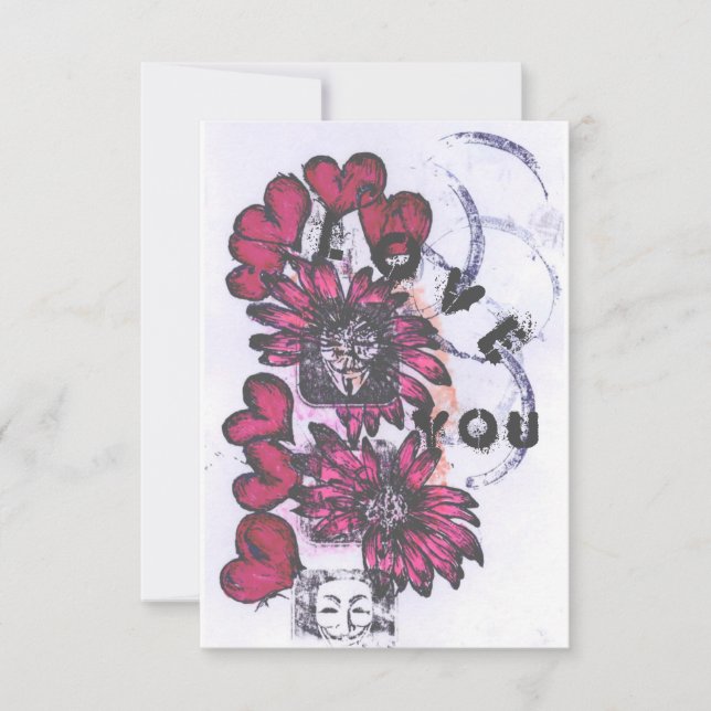 Kärlek du tack kort (Framsida)