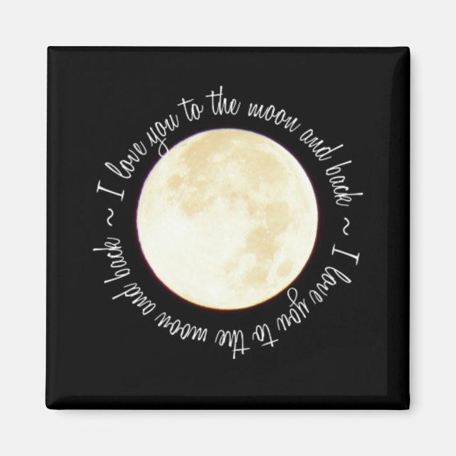 Kärlek Du till Måne Magnet (Framsidan)