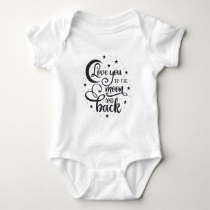 Kärlek Du till Måne och bak T Shirt