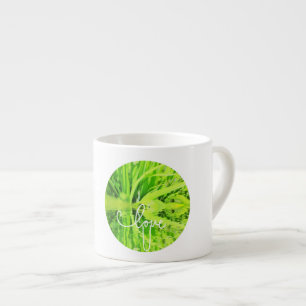 Kärlek Du U Glad Grön Gräs Espresso Kaffe Mugg Espressomugg