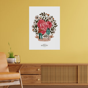 kärlek du Valentines day Poster