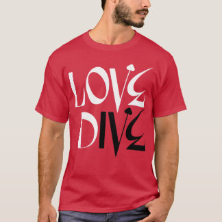 kärlek dyk pojke t shirt