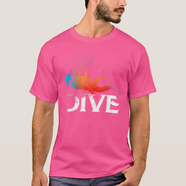 Kärlek Dyka Mask Dive Älskare New T Shirt (Framsida)
