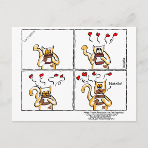 Kärlek é Nutella Vykort