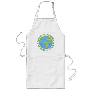 Kärlek Earth Aprons Långt Förkläde