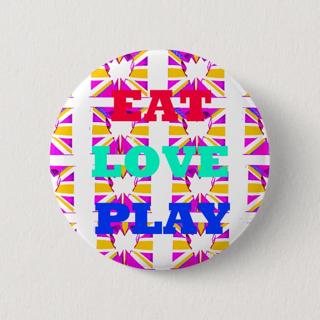 Kärlek Eat Play Heart Hakuna Matata färg.png Knapp (Framsida)