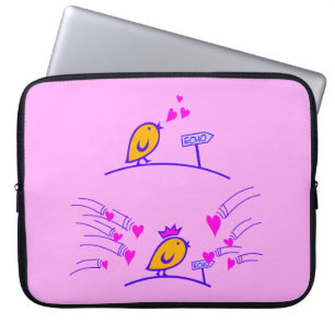 KÄRLEK ECHO - Tecknad Birds Tweetlercools 3 Laptop Fodral