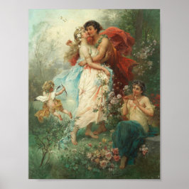 Kärlek ed av Hans Zatzka - poster