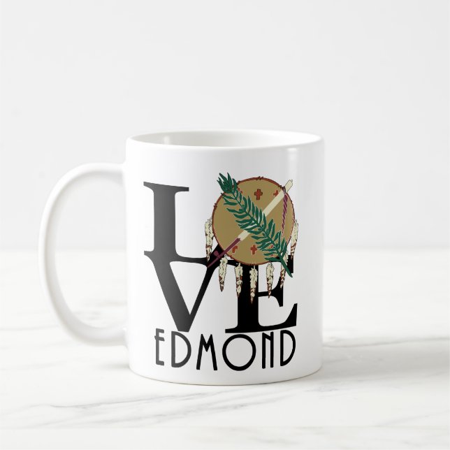 KÄRLEK Edmond Oklahoma 11oz Kaffemugg (Vänster)