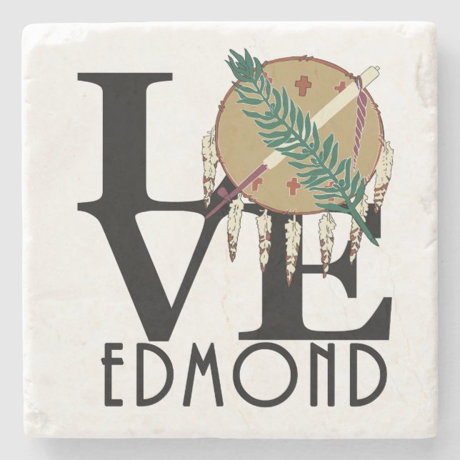 KÄRLEK Edmond Oklahoma Stenunderlägg (Framsidan)