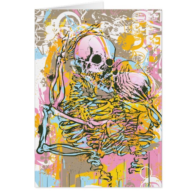 Kärlek efter död hälsningskort (Framsidan)