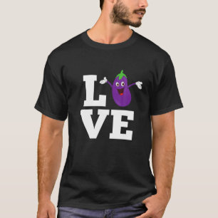 Kärlek Eggplant - LGBTQ för LGBTQ för Lubny Gay pr T Shirt